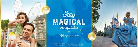Enter The “Stay Magical” Sweepstakes By Disney Vacation Club.